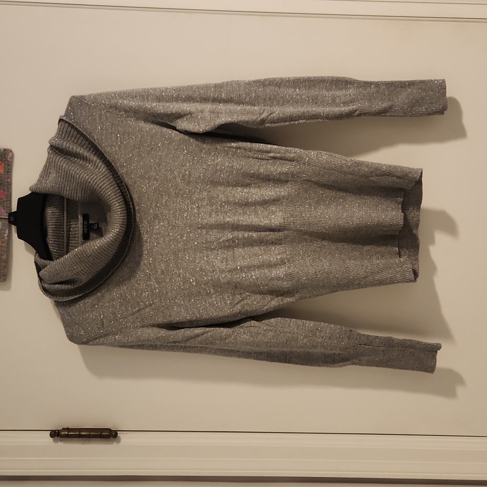 Apt 9 silver sparkly turtle neck